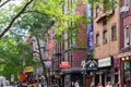 Macdougal Street in Greenwich Village in New York City